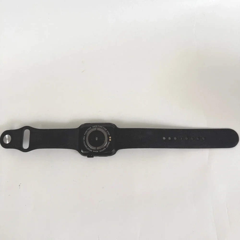 Smart Watch‎ 42mm Black Sport Watch Non Working w/ Charger Parts Repair